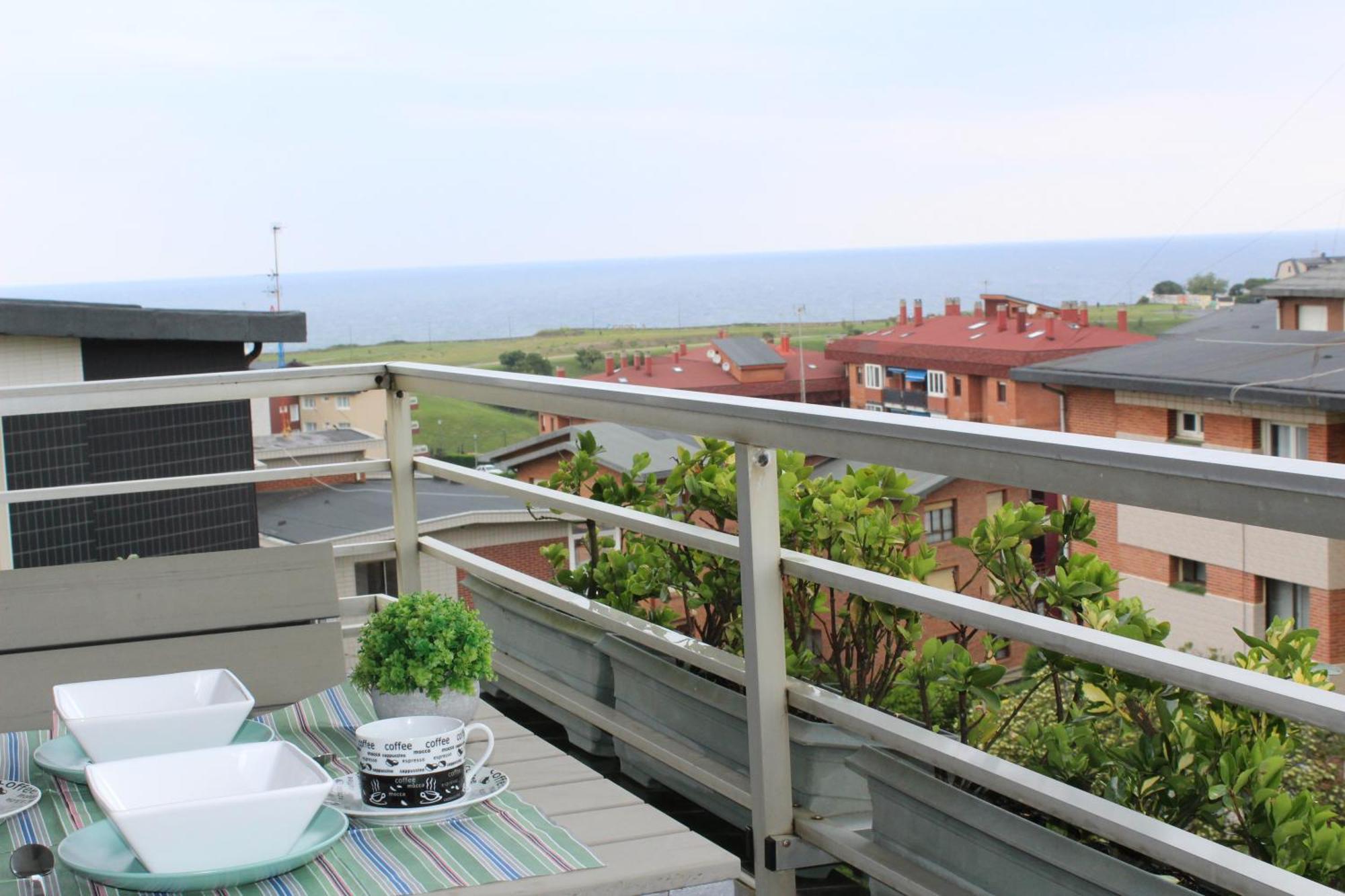 Junto A Las Playas,Dos Terrazas Y Vistas Al Mar Sopelana Exteriör bild